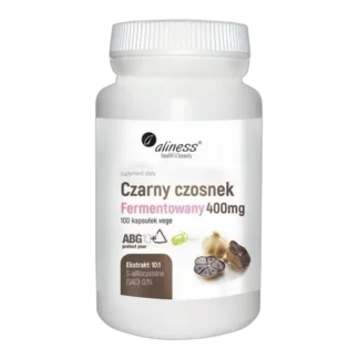 ALINESS Czarny CZOSNEK Fermentowany 100 kap ODPORNOŚĆ Procesy starzenia się