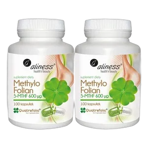 Aliness KWAS FOLIOWY Methylo Folian 5-MTHF CIĄŻA Homocysteina 2x 100 KAPS