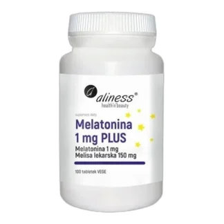 Aliness MELATONINA 1 mg MELISA LEKARSKA 150mg 100tab SEN Ułatwia zasypianie