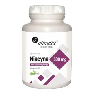 Aliness NIACYNA Amid KWAS NIKOTYNOWY WITAMINA B3 DEPRESJA ENERGIA 100 kaps