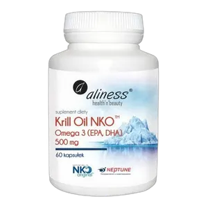Aliness OLEJ Z KRYLA z ASTAKSANTYNĄ Omega-3 ODPORNOŚĆ Mózg Serce 60 KAPS