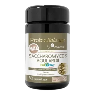 ALINESS ProbioBalance SACCHAROMYCES BOULARDII MAX PROBIOTYK 5 mld 60 kaps.