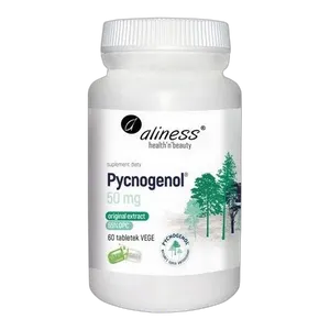 Aliness PYCNOGENOL Ekstrakt z KORY SOSNY 50mg 60Tab Krążenie Stany zapalne