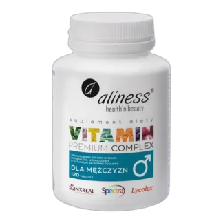 Aliness WITAMINY I MINERAŁY Complex DLA MĘŻCZYZN Testosteron Energia Libido