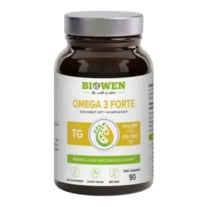 BIOWEN FISH OMEGA-3 FORTE EPA 1000mg DHA 500mg 90 kaps SERCE MÓZG Odporność