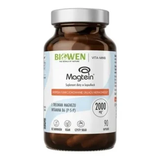 Biowen MAGTEIN L-TREONIAN MAGNEZU 90 kaps UKŁAD NERWOWY KONCENTRACJA PAMIĘĆ