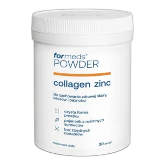 Formeds F-COLLAGEN ZINC KOLAGEN CYNK 30porcji proszek SKÓRA WŁOSY PAZNOKCIE
