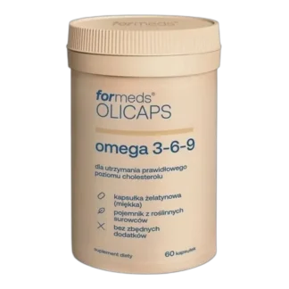 Formeds OLICAPS OMEGA 3-6-9 Kwasy Tłuszczowe 60 kaps. SERCE MÓZG Odporność