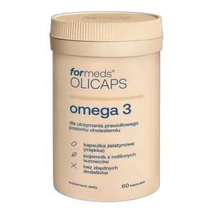 Formeds OLICAPS OMEGA-3 Kwasy EPA / DHA 60 kaps Funkcje Serca i mózgu Wzrok