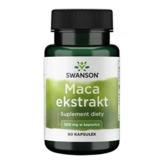 MACA EKSTRAKT 500 MG 60 KAPS PAMIĘĆ ENERGIA SEKS LIBIDO WZMOCNIENIE