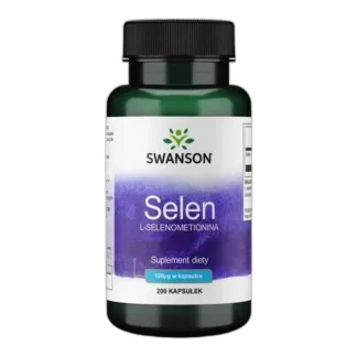SELEN SELENOMETIONINA 100MCG 200K ODPORNOŚĆ TARCZYCA SPERMATOGENEZA